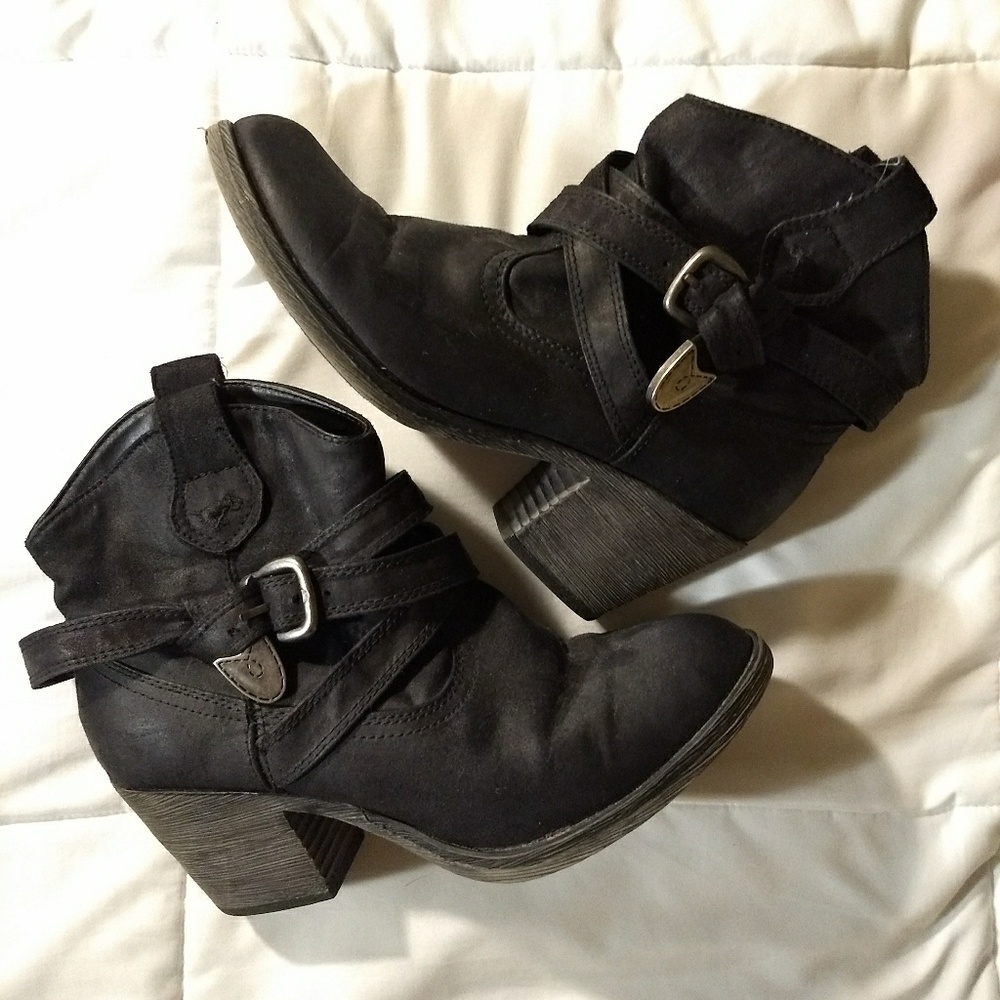 Black booties